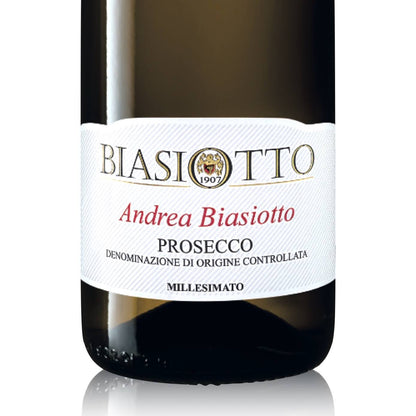 Prosecco BRUT Spumante DOC Millesimato Andrea Biasiotto - Vini Biasiotto