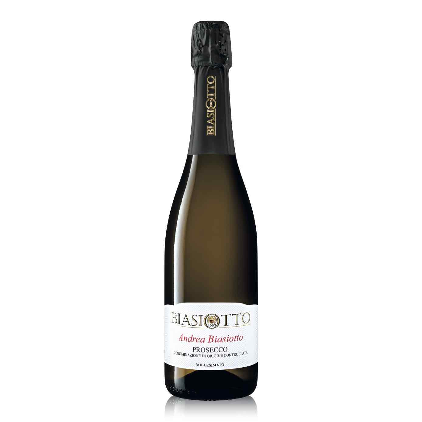 Prosecco BRUT Spumante DOC Millesimato Andrea Biasiotto - Vini Biasiotto